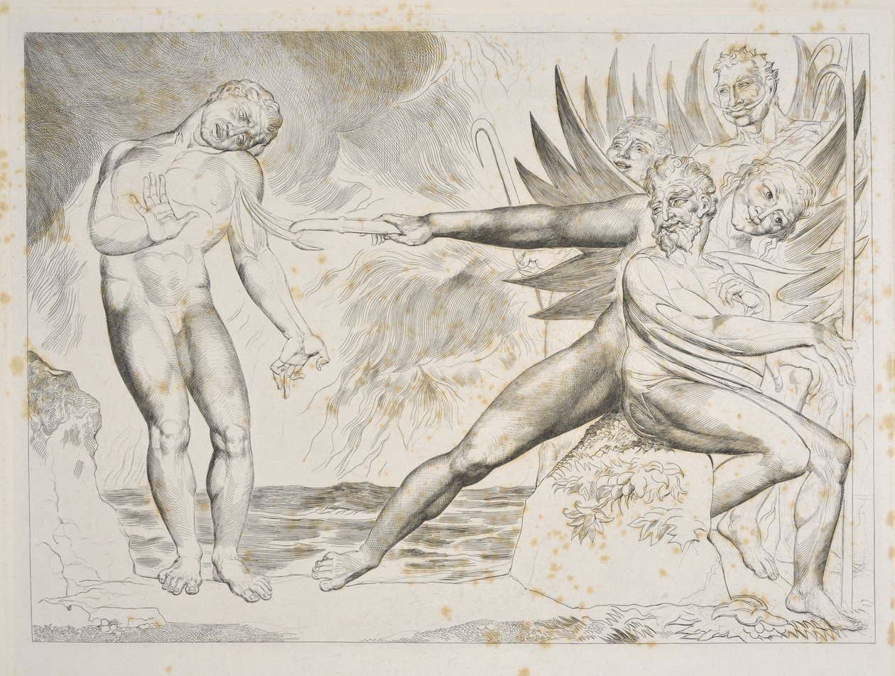 O Círculo dos Funcionários Corruptos: Os Demônios atormentando Ciampolo Inferno, Canto XXII, ilustração da 