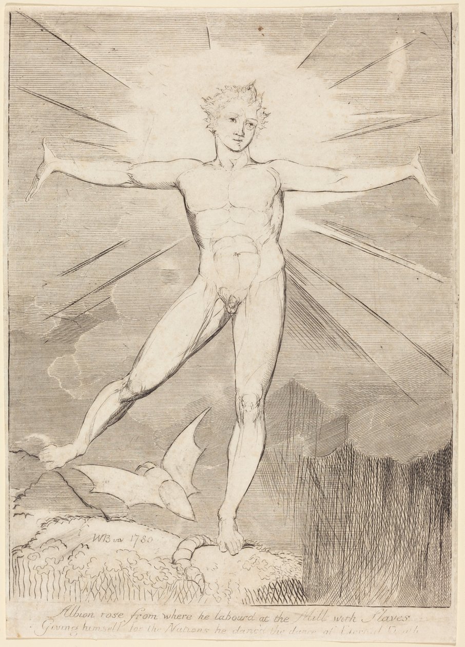 Taniec Albionu (Radosny dzień) autorstwa William Blake