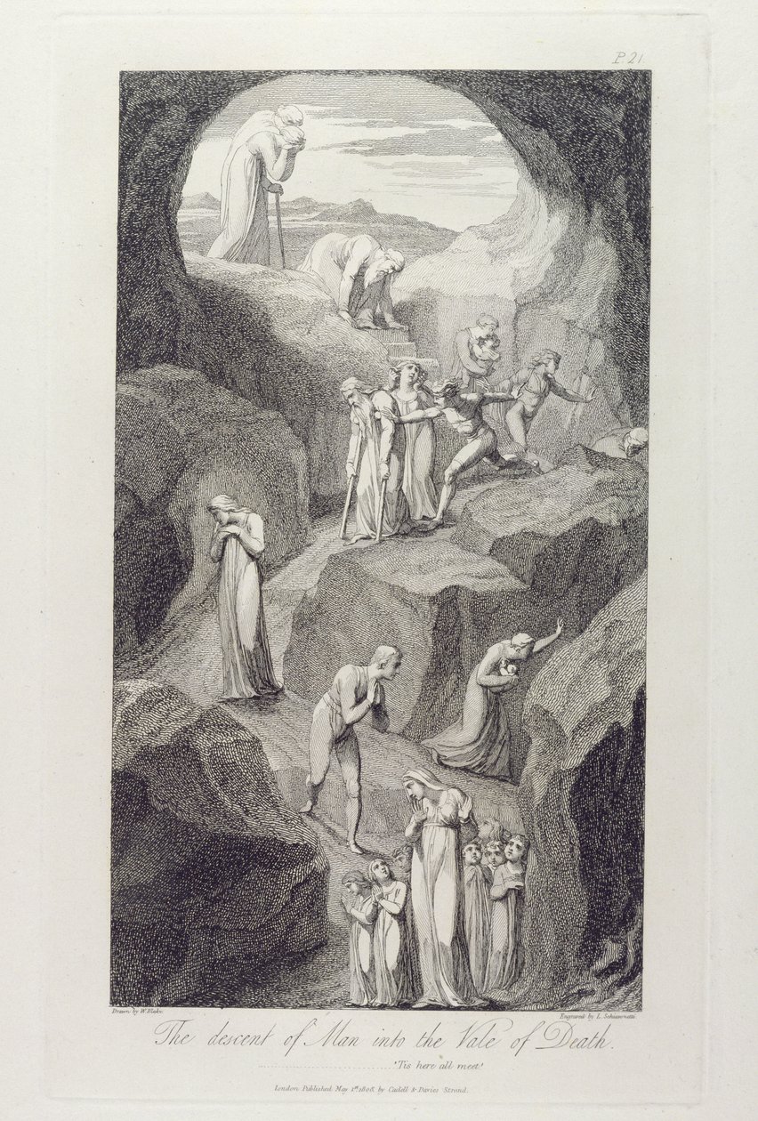The Descent of Man into the Vale of Death, pl.8, ilustracja z 