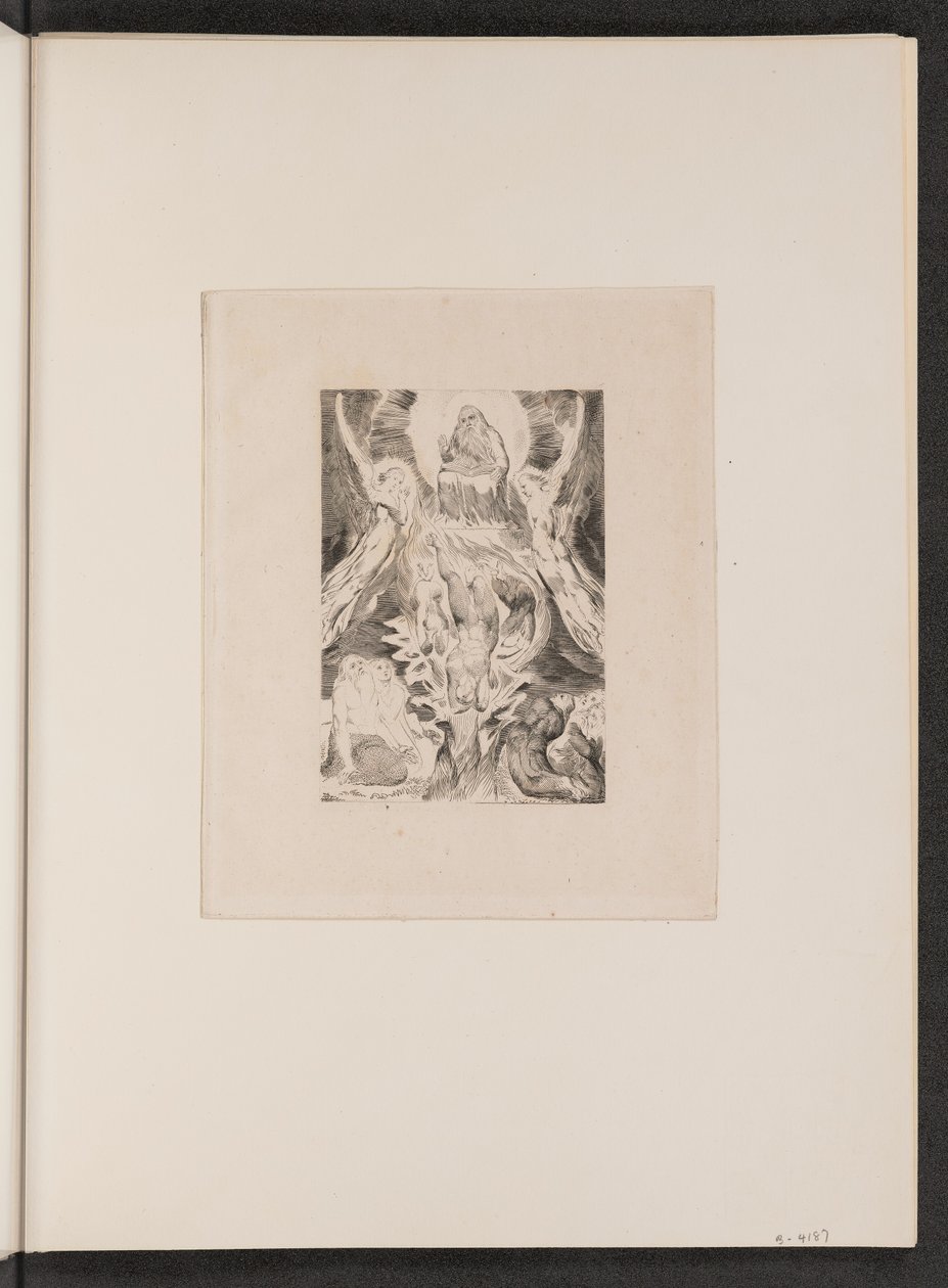 Upadek Szatana autorstwa William Blake