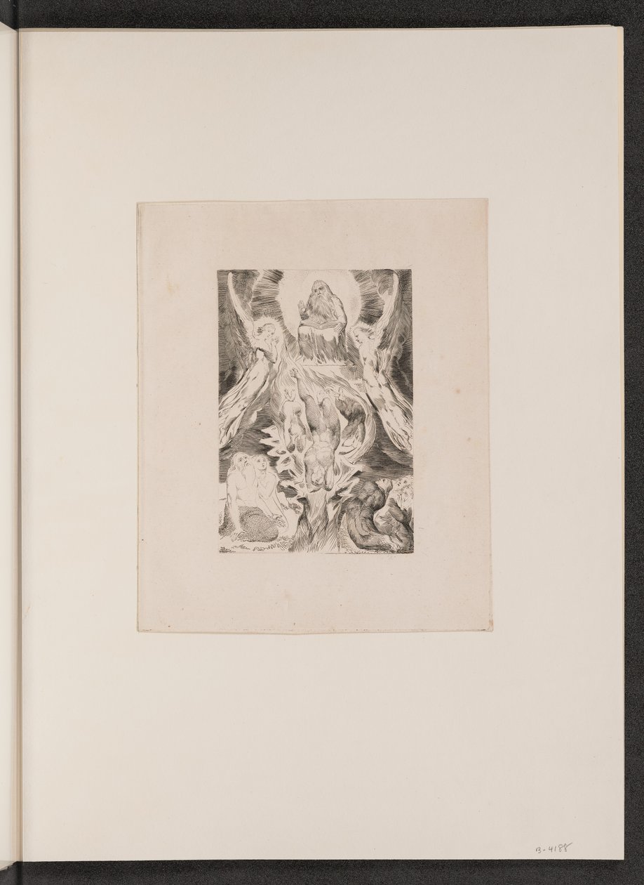 Upadek Szatana autorstwa William Blake