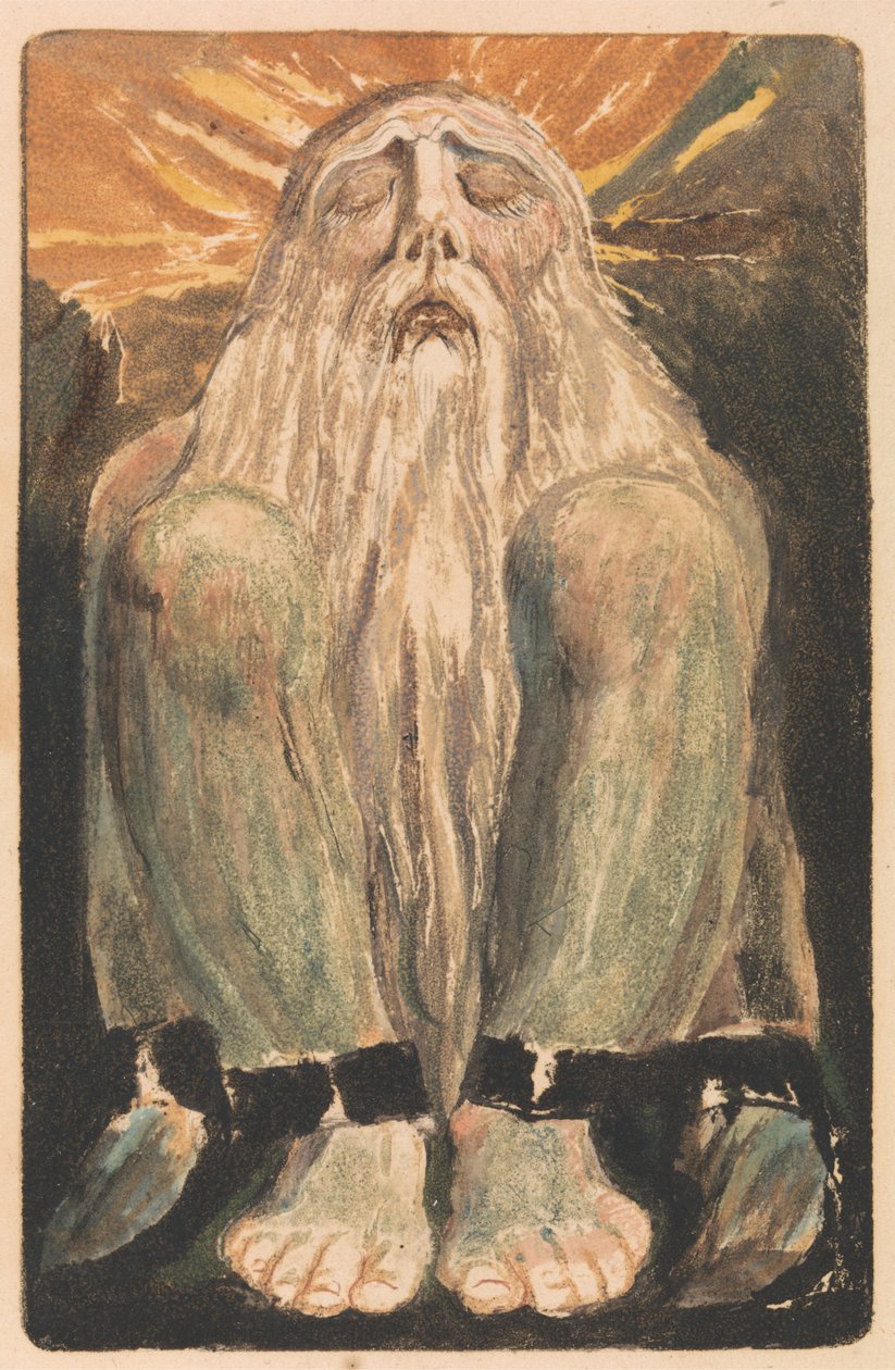 Pierwsza Księga Urizena, płyta 12 (Bentley 22) autorstwa William Blake