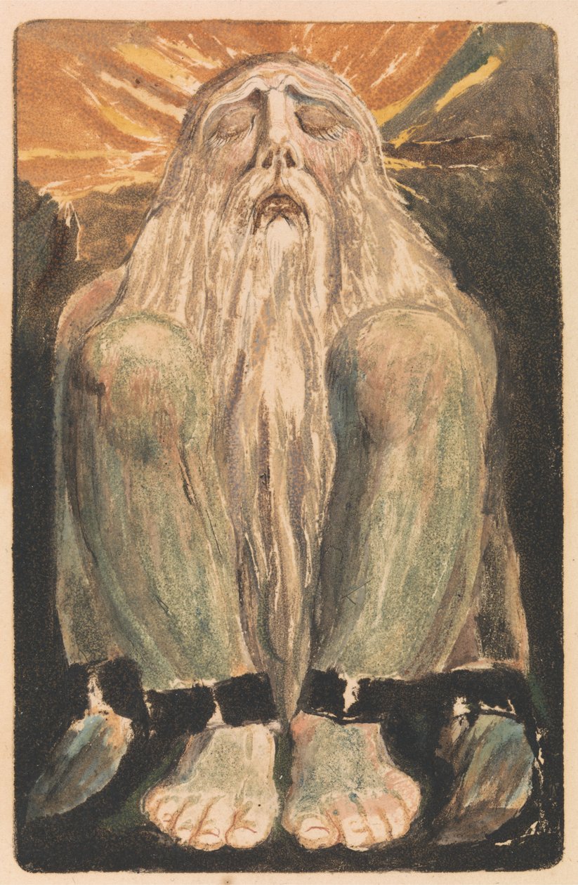 Pierwsza Księga Urizena, Tablica 12 (Bentley 22) autorstwa William Blake