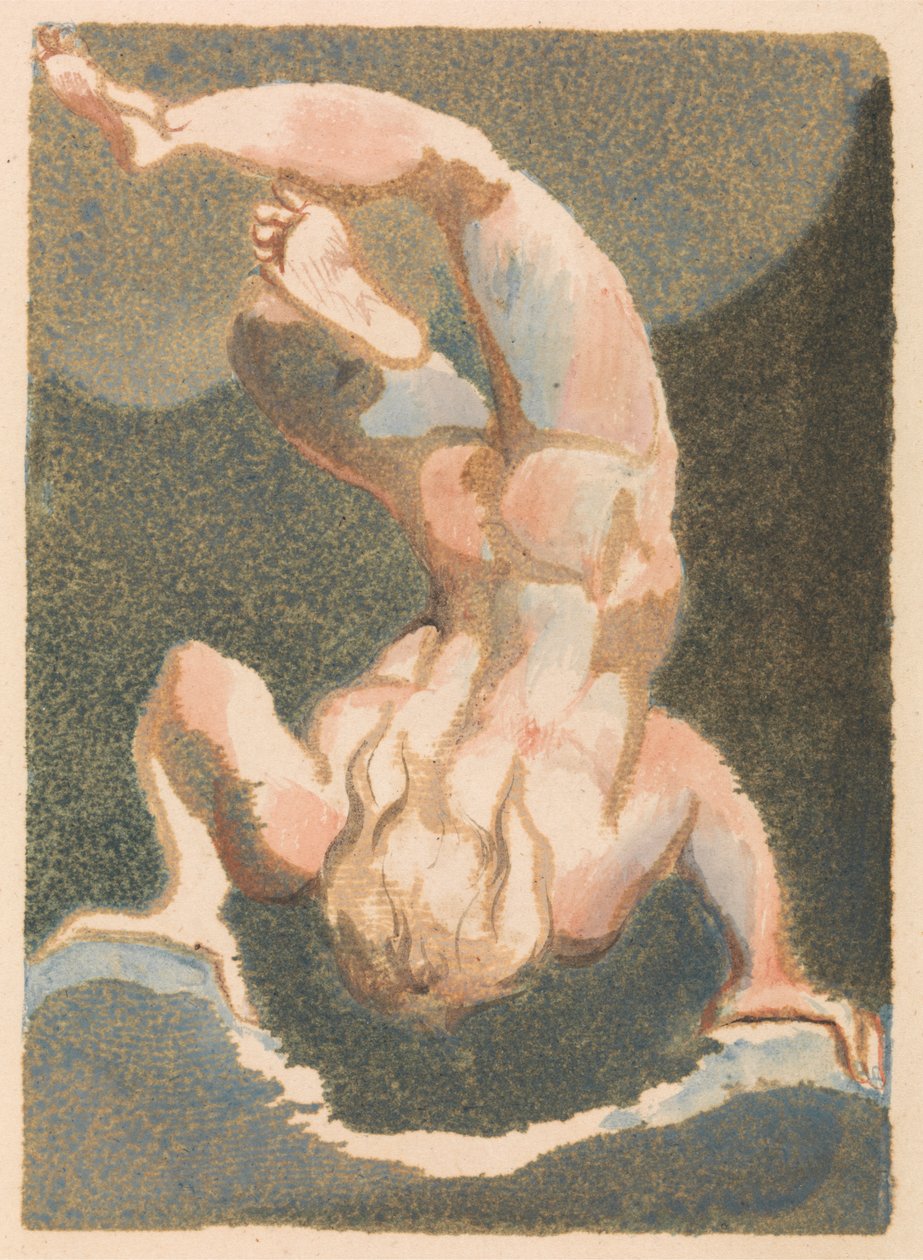 Pierwsza Księga Urizena, płyta 14 (Bentley 14) autorstwa William Blake