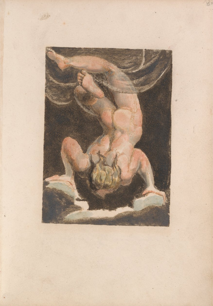 Pierwsza Księga Urizena, płyta 15 (Bentley 14) autorstwa William Blake