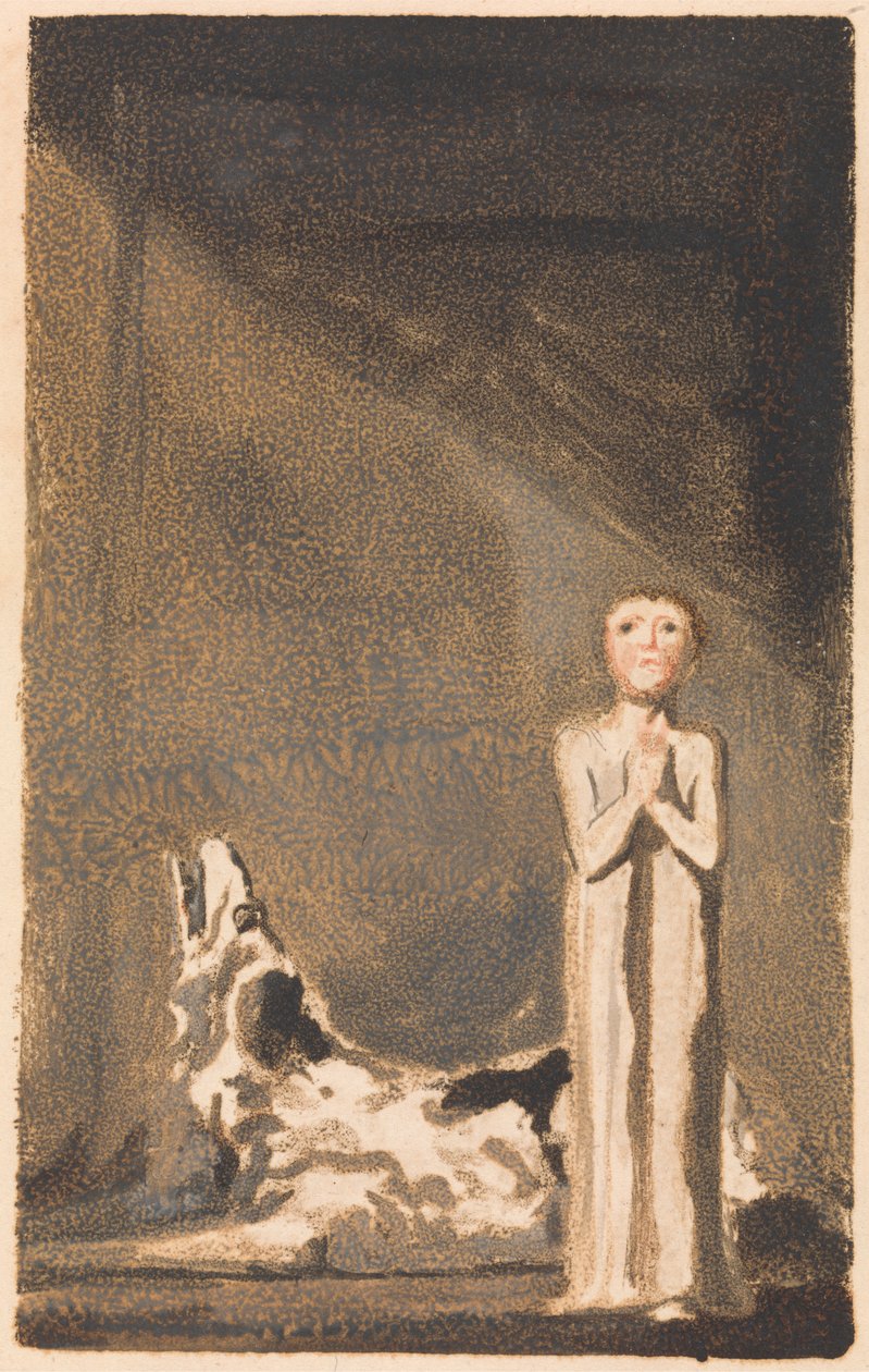 Pierwsza Księga Urizena, tablica 24 (Bentley 26) autorstwa William Blake