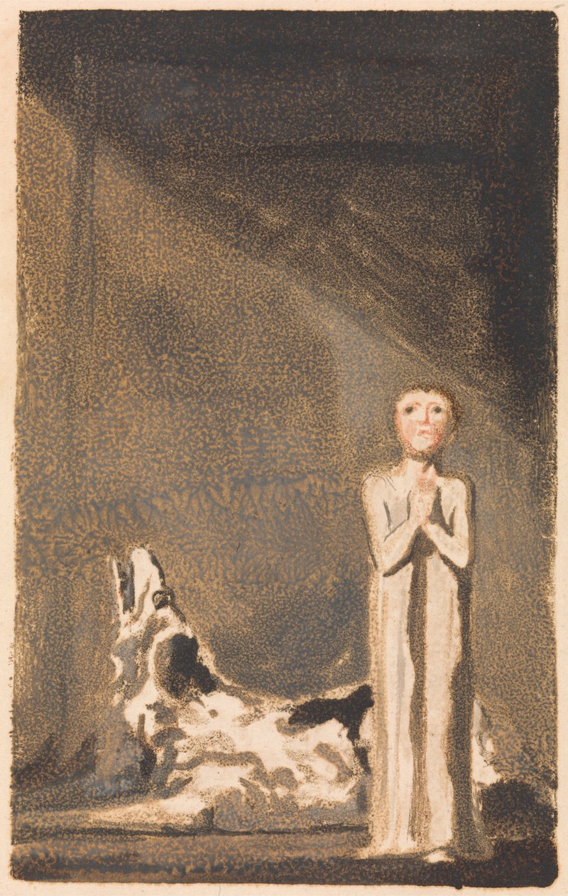 Pierwsza Księga Urizena, Tablica 24 (Bentley 26) autorstwa William Blake