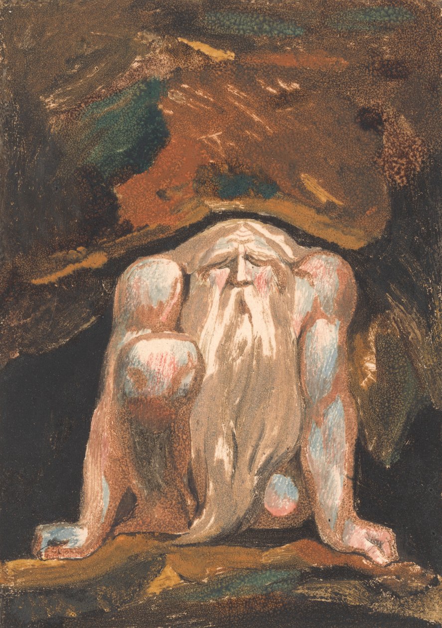 Pierwsza Księga Urizena, płyta 8 (Bentley 9) autorstwa William Blake
