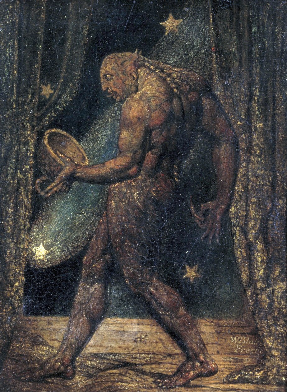 Duch pchły autorstwa William Blake