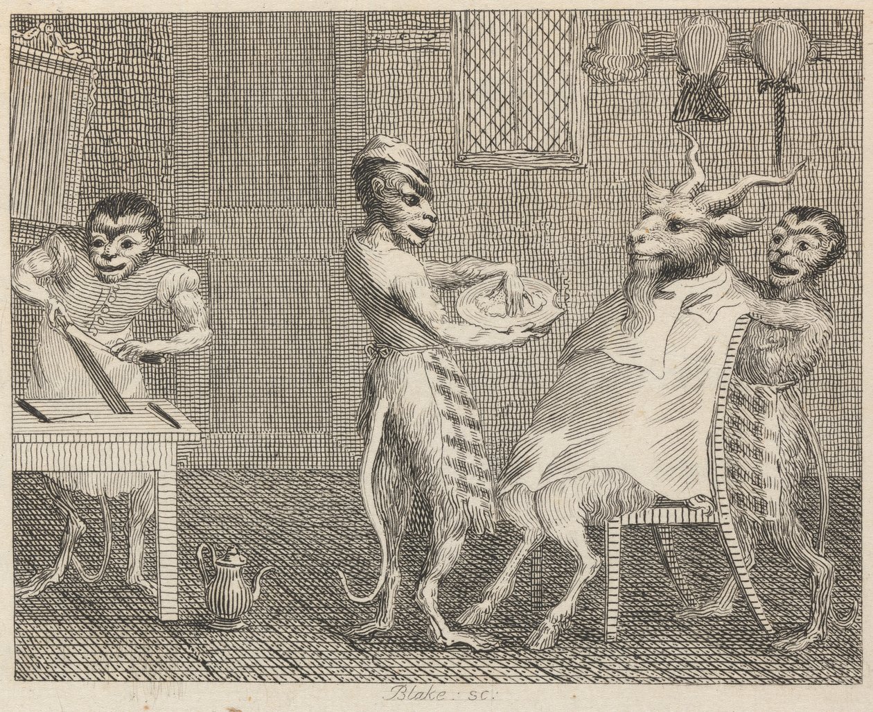 Koza bez brody autorstwa William Blake