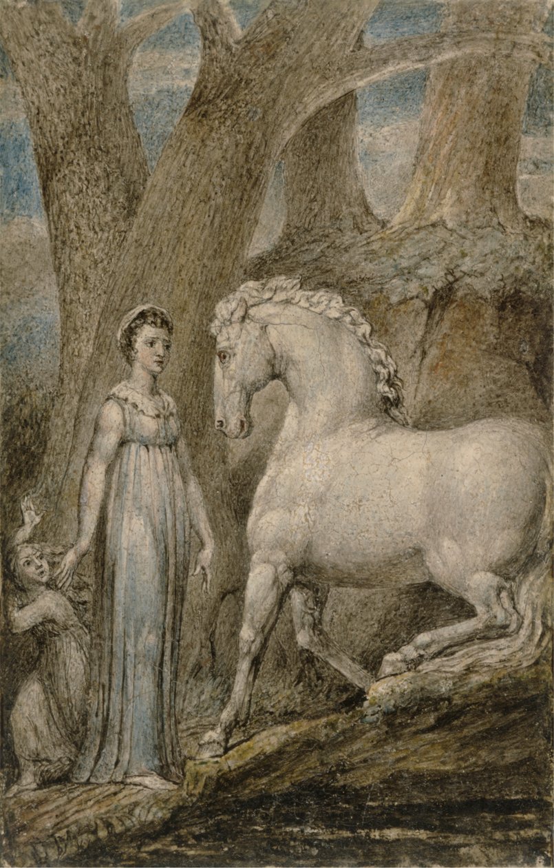 Koń autorstwa William Blake