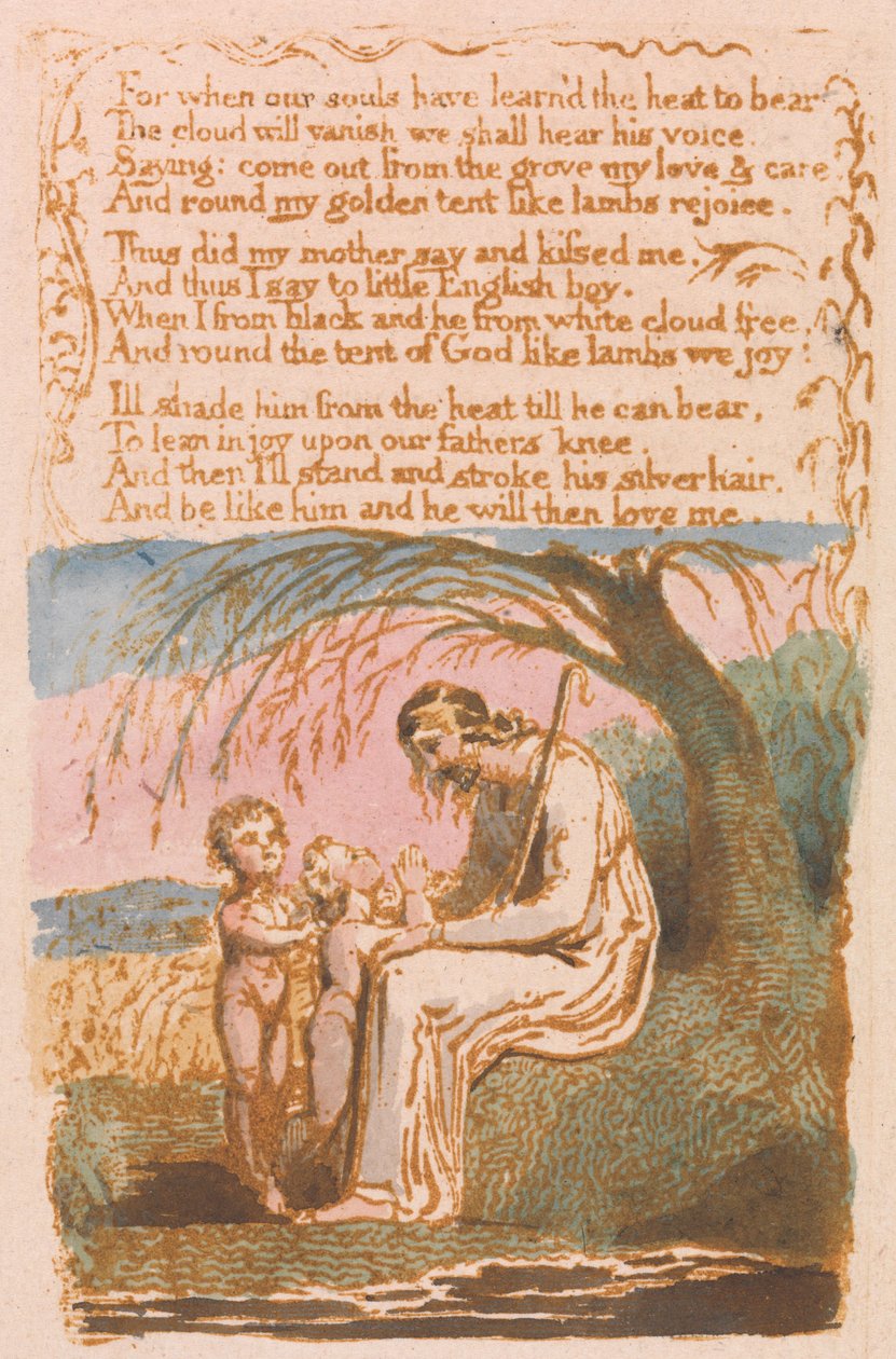 Der kleine schwarze Junge (Platte 30) autorstwa William Blake