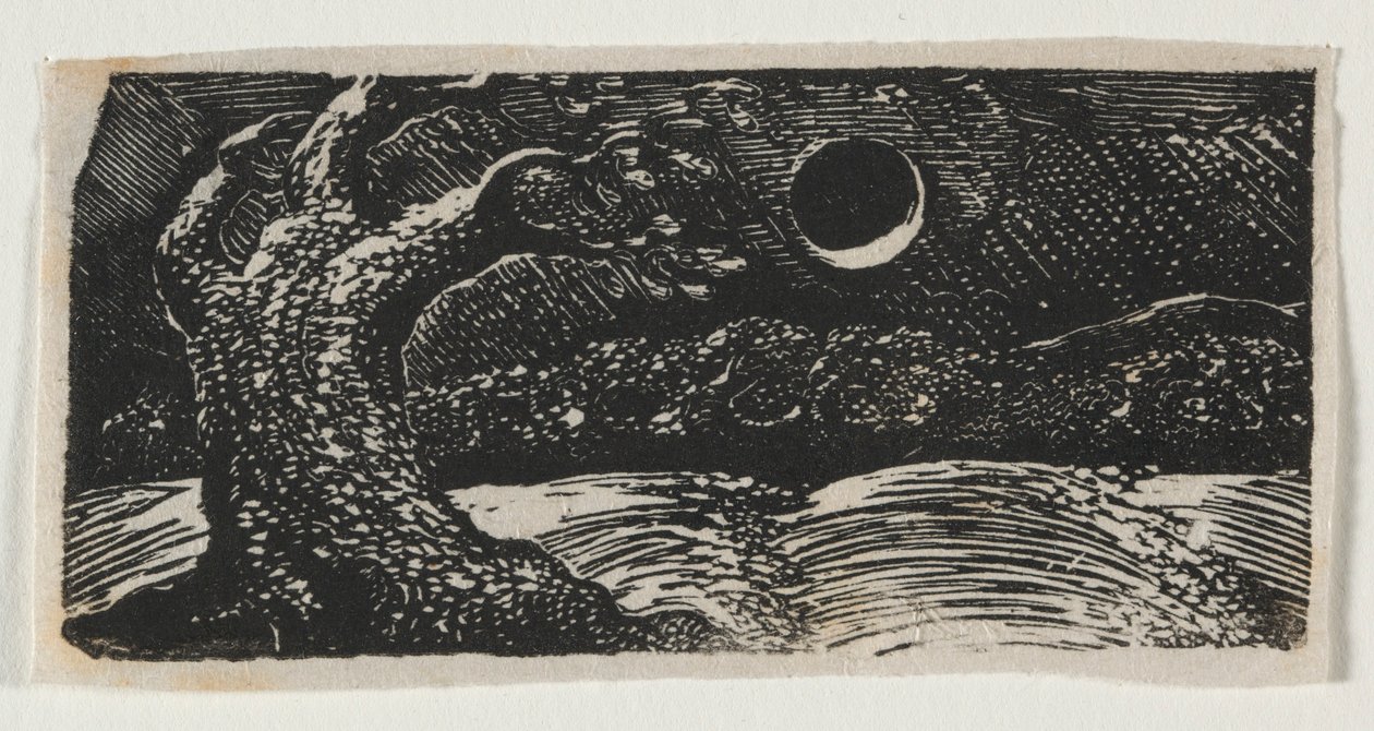 Pastorałki Wergiliusza, Ekloga I: Przeklęte drzewo, 1821. autorstwa William Blake