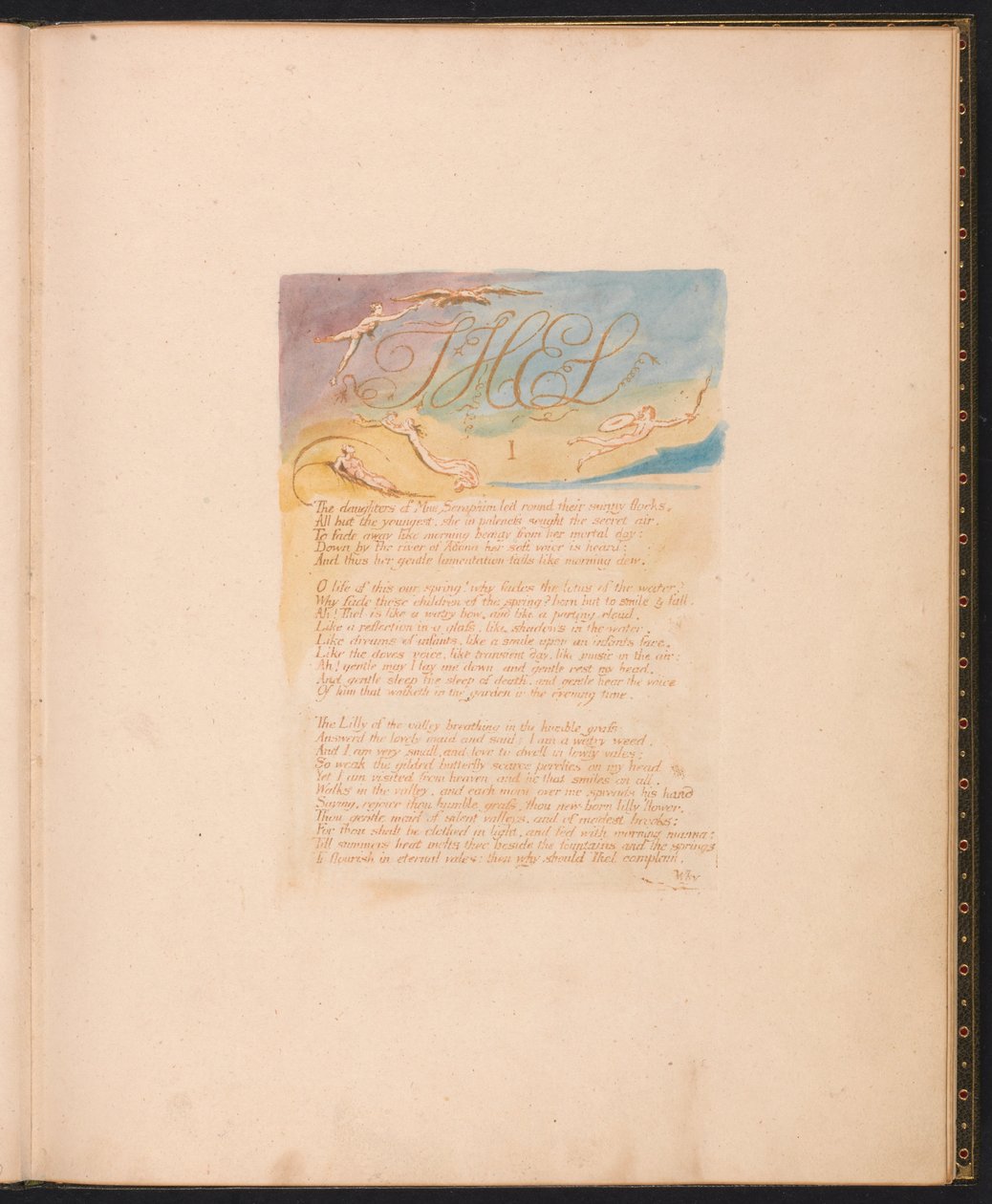 Córki Mne Serafina autorstwa William Blake