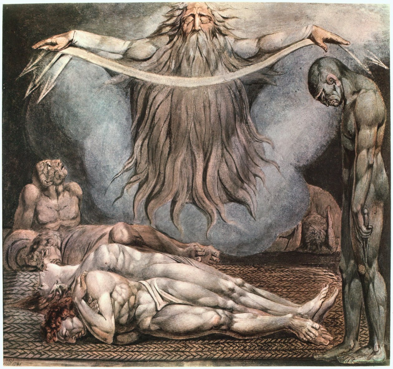 Dom Łazarza autorstwa William Blake