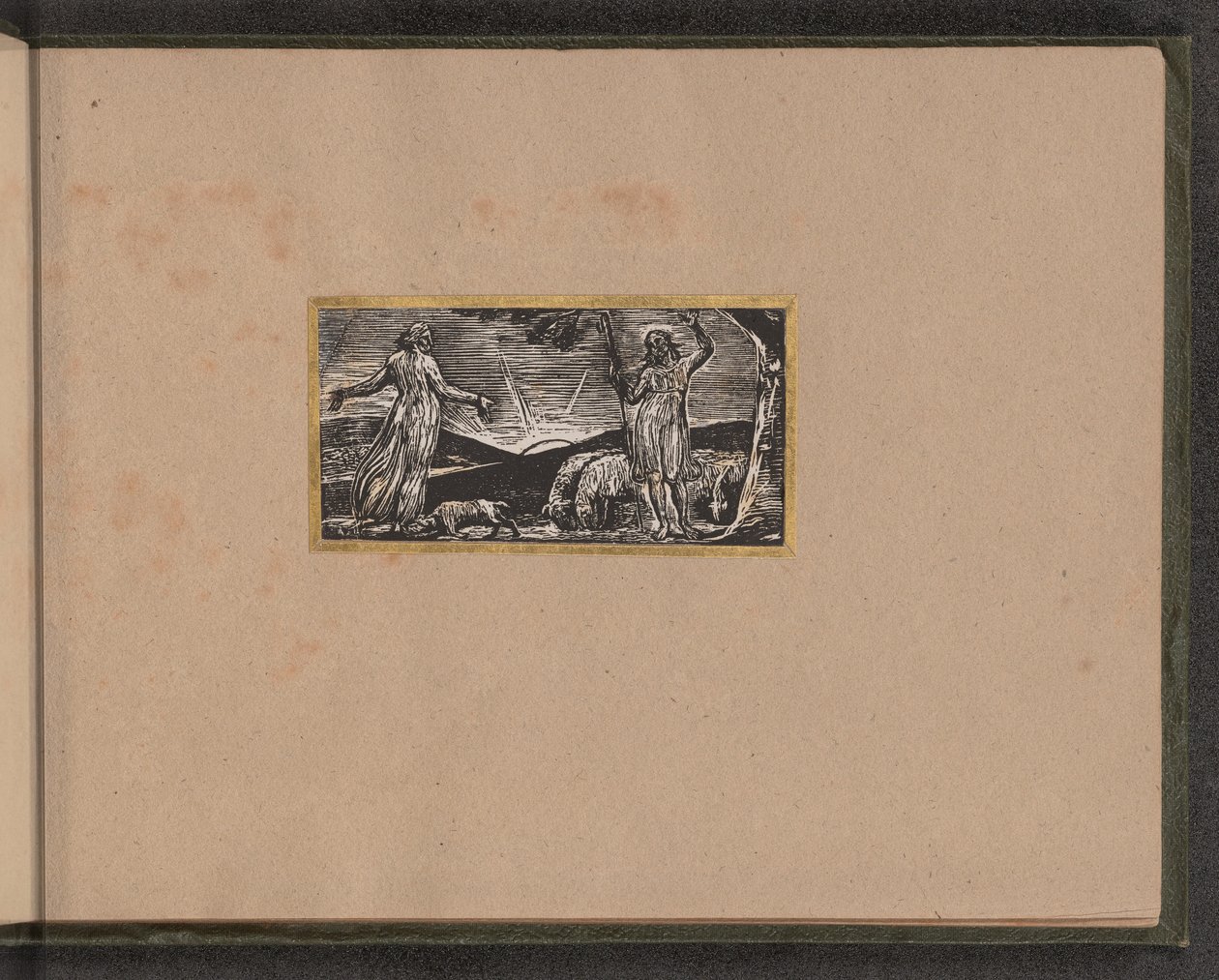 Thenot protestuje z Colinet, 1821. autorstwa William Blake