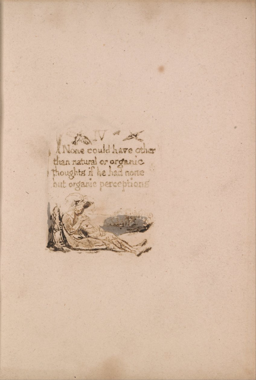 Nie ma religii naturalnej, Tablica 6, IV Nikt nie mógł mieć . . . . (Bentley a7) autorstwa William Blake