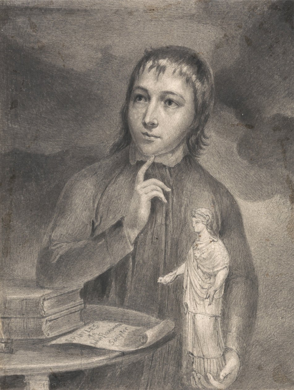 Thomas Alphonso Hayley, rysunek półpostaci autorstwa William Blake