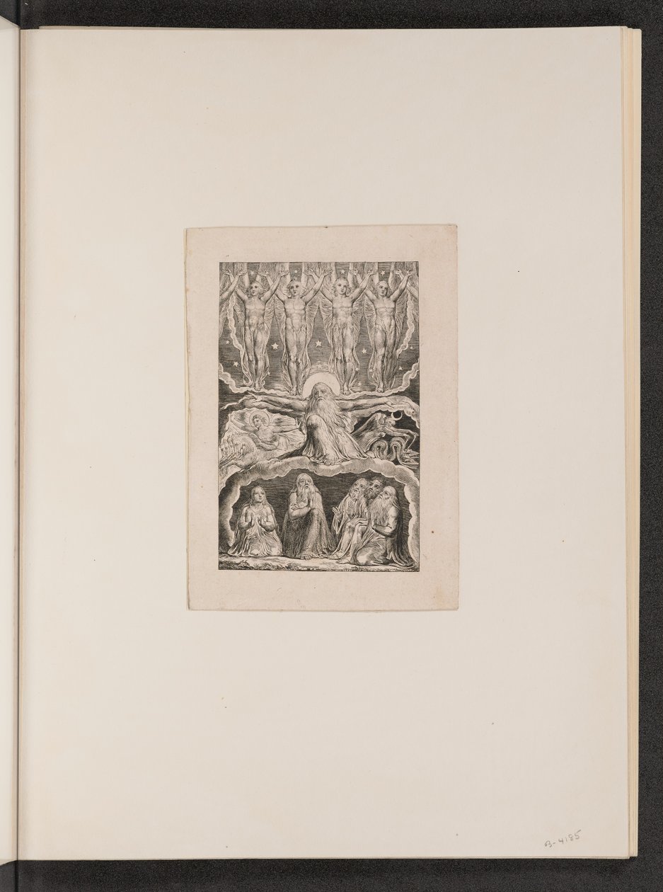 Kiedy gwiazdy poranne śpiewały razem, 1825. autorstwa William Blake