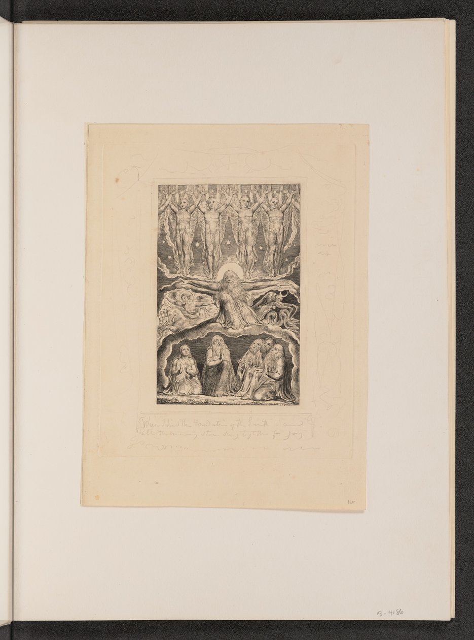 Kiedy gwiazdy poranne śpiewały razem, 1825. autorstwa William Blake