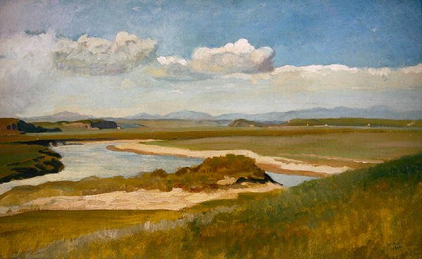 Widok na Tyber w pobliżu Rzymu autorstwa William Blake Richmond