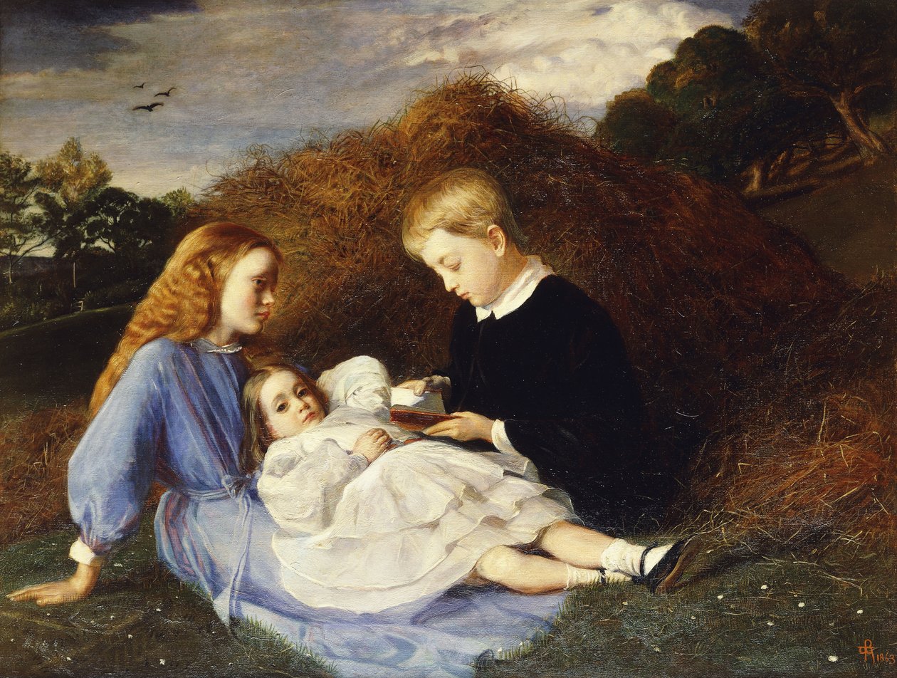 Amy, Dorothea i Hungerford Wren Hoskyns, 1863 autorstwa William Blake Richmond