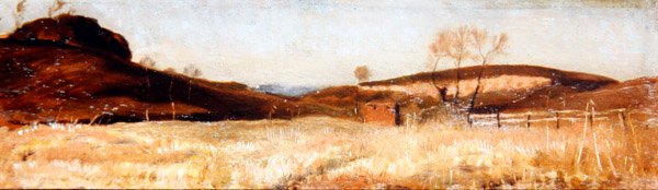 Dawn, Umbria, ok. 1895 (olej na panelu) autorstwa William Blake Richmond