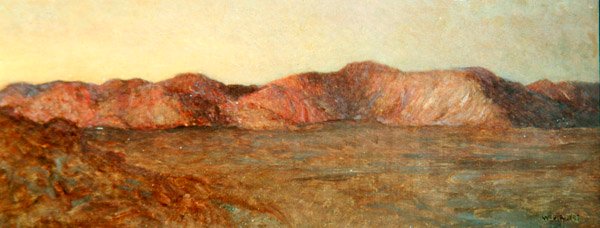 Pustynia El Kab, Poświata autorstwa William Blake Richmond