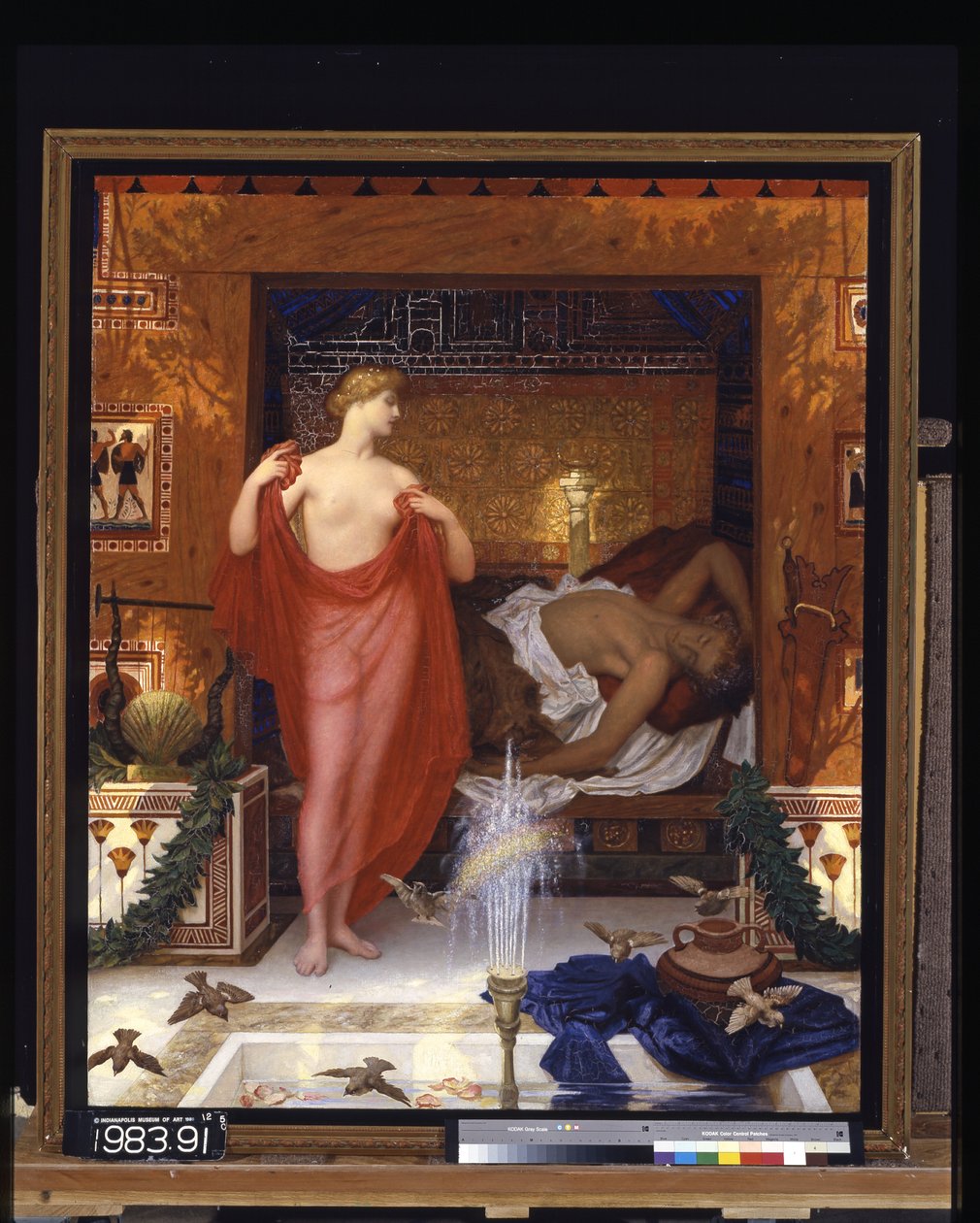 Hera w domu Hefajstosa (olej na płótnie) autorstwa William Blake Richmond