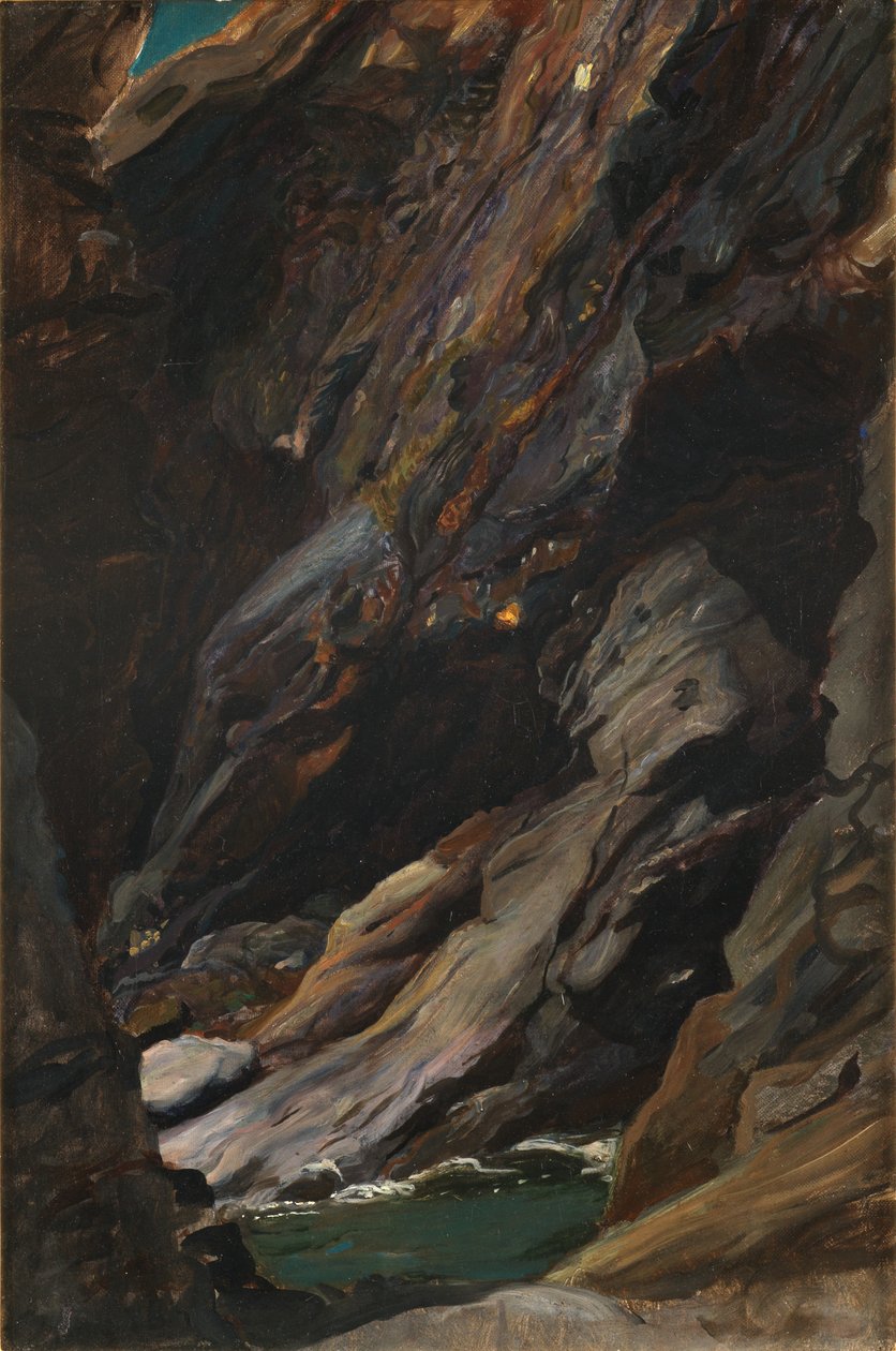Skały w Tintagel autorstwa William Blake Richmond