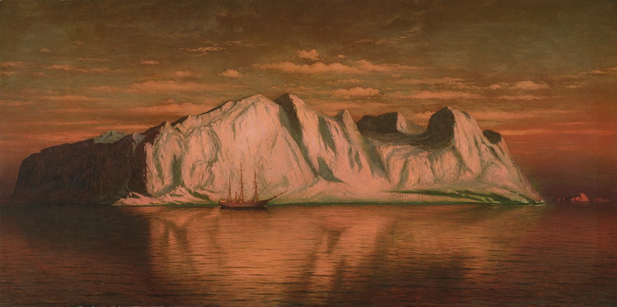 Lodowiec Muir, ok. 1872 (olej na płótnie) autorstwa William Bradford