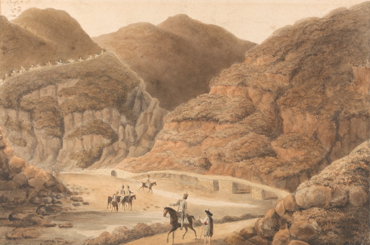 Przełęcz w górach między Nis i Vila Velha autorstwa William Bradford