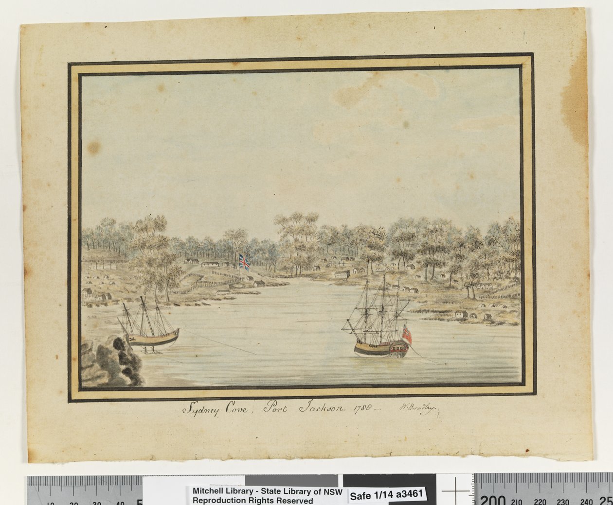 Opp. p. 84. Zatoka Sydney, Port Jackson. 1788