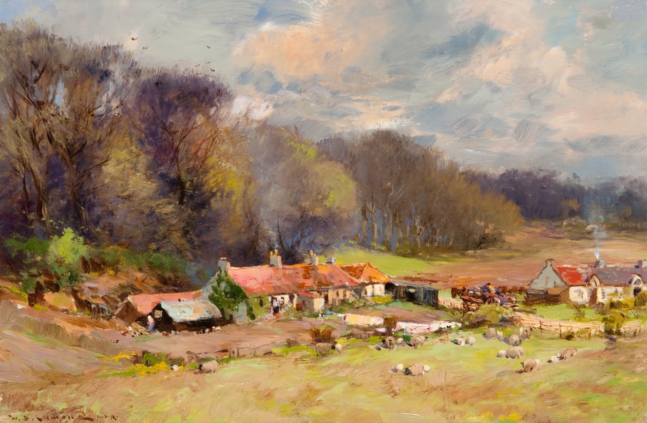Bog Zarabiaj, Fife [lub Scena Fife] autorstwa William Bradley Lamond