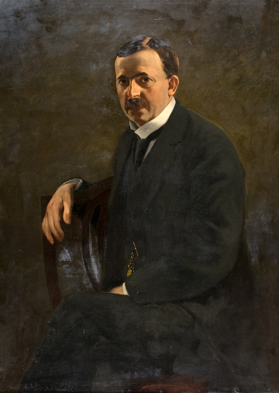 Dr George Lawrence, ok. 1913 (olej na płótnie) autorstwa William Bradley Lamond