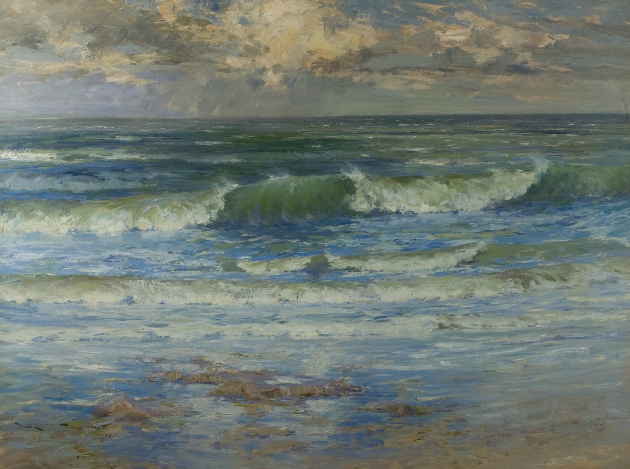 Morze Północne (olej na płótnie) autorstwa William Bradley Lamond