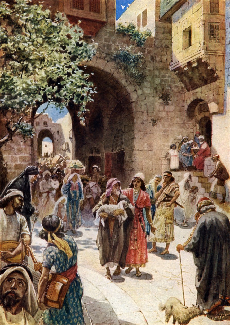 Absalom kradnie serca ludzi - Biblia autorstwa William Brassey Hole