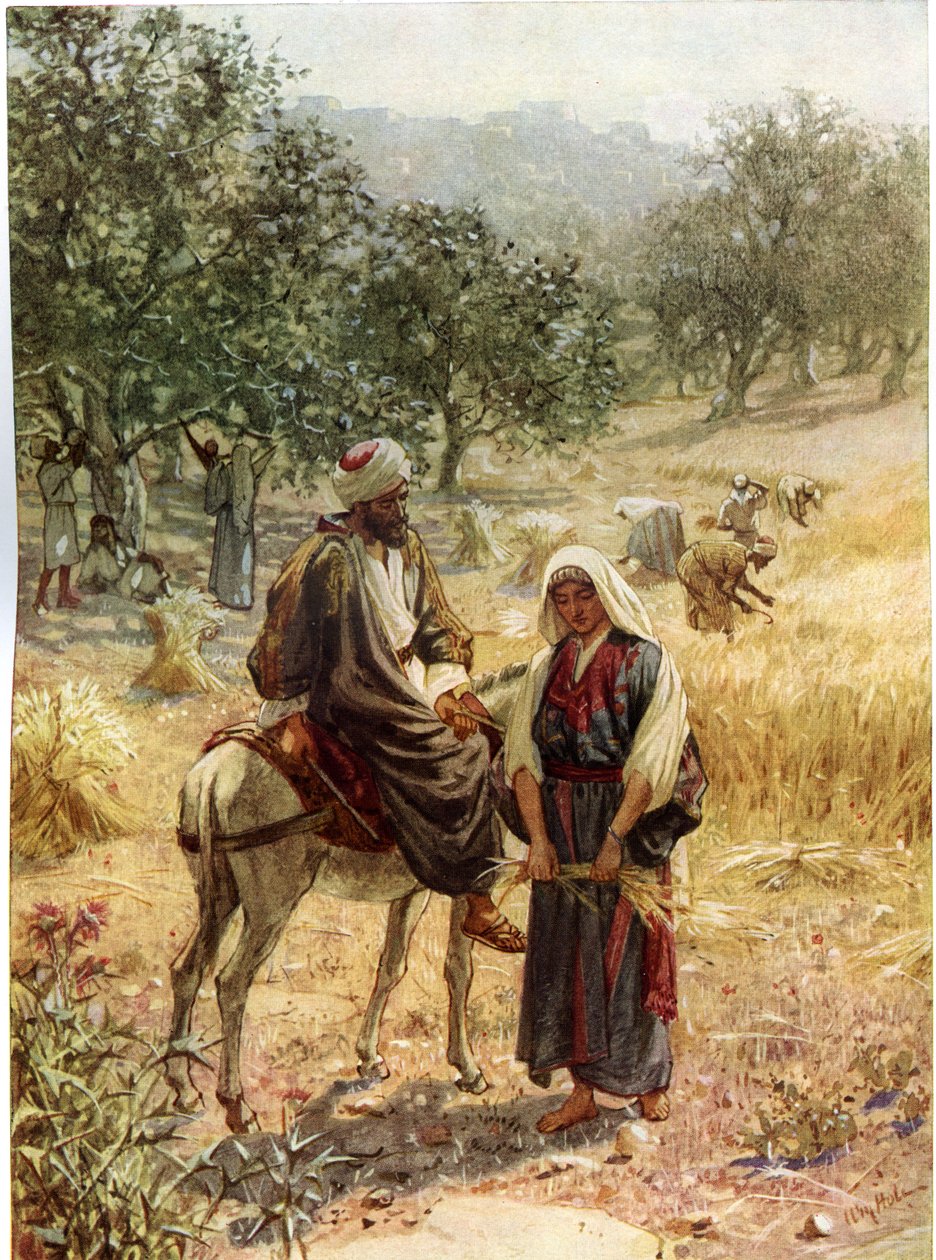 Boaz i Rut - Biblia autorstwa William Brassey Hole