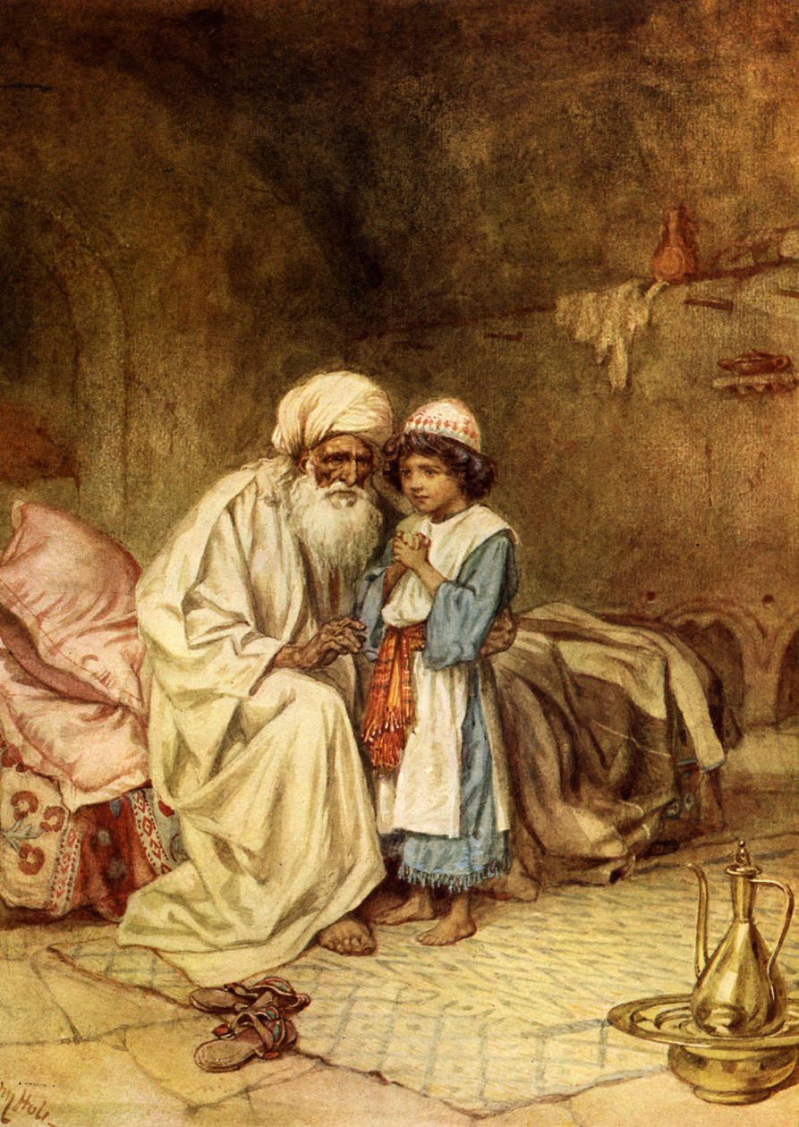 Eli i Samuel. A on rzekł To jest Pan: - Biblia autorstwa William Brassey Hole