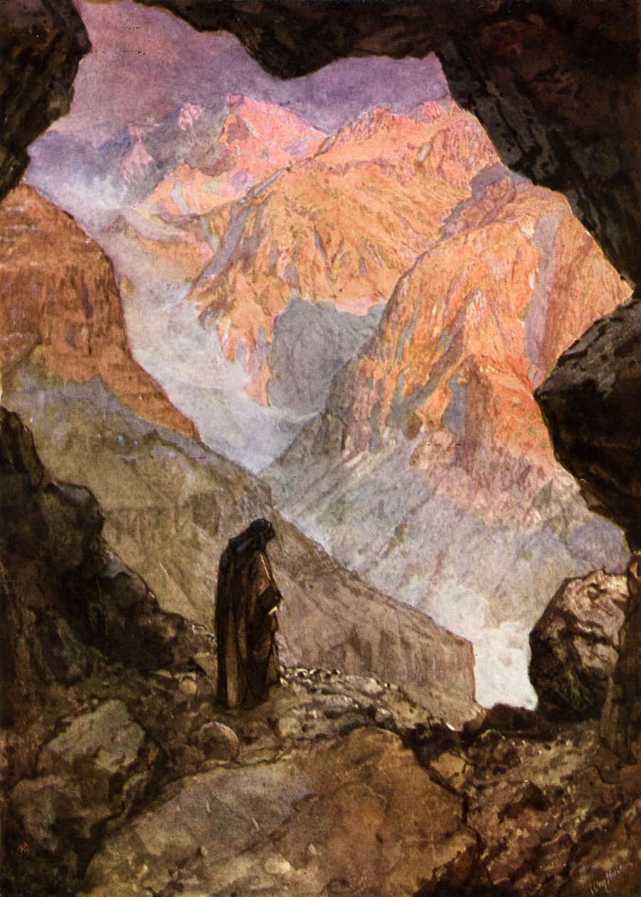 Eliasz na pustyni Horeb - Biblia autorstwa William Brassey Hole