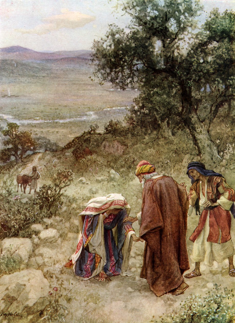 Elizeusz i Szunamitka - Biblia autorstwa William Brassey Hole