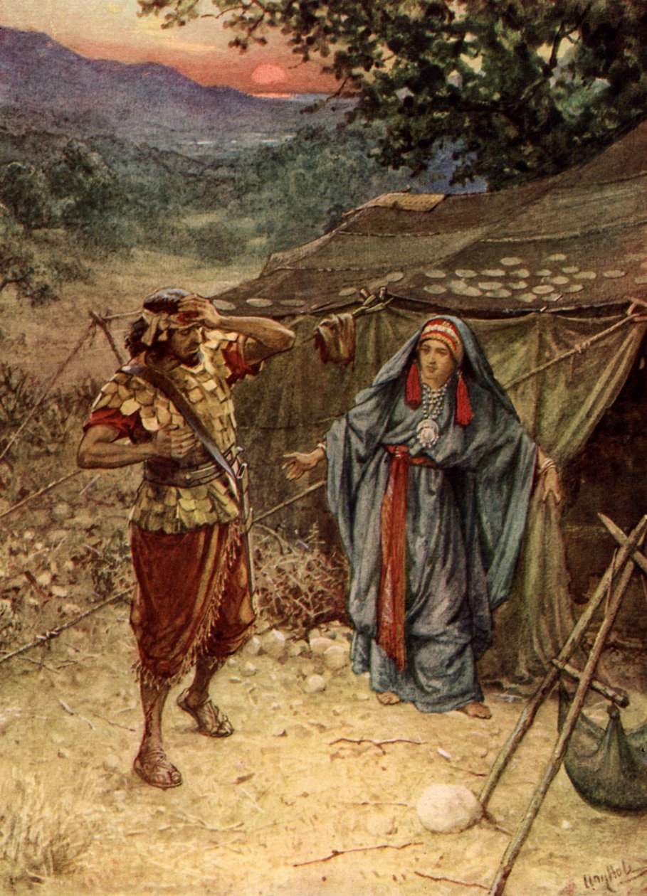 Jael Yael i Sisera - Biblia autorstwa William Brassey Hole