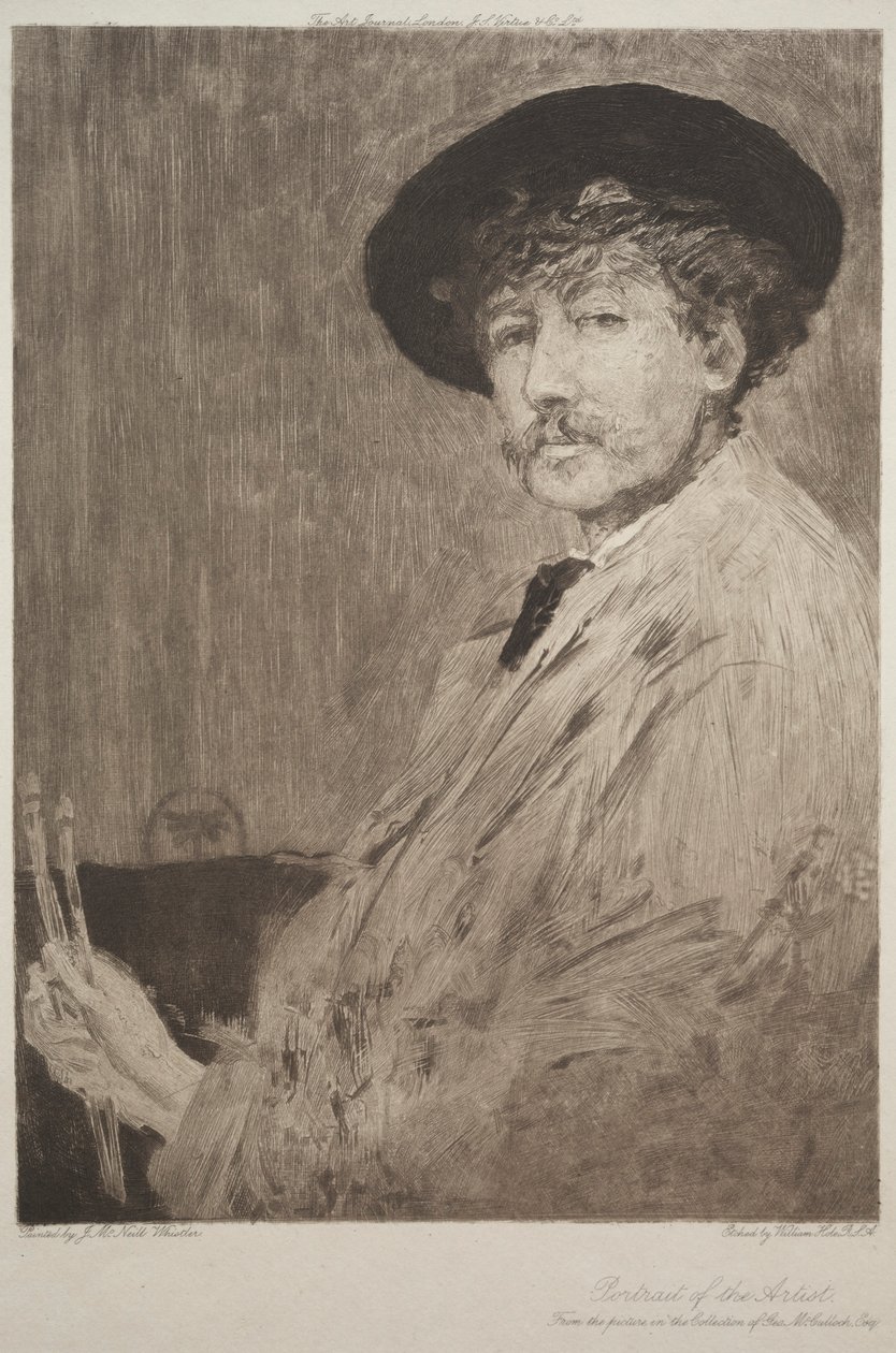 James McNeill Whistler, 1897. autorstwa William Brassey Hole
