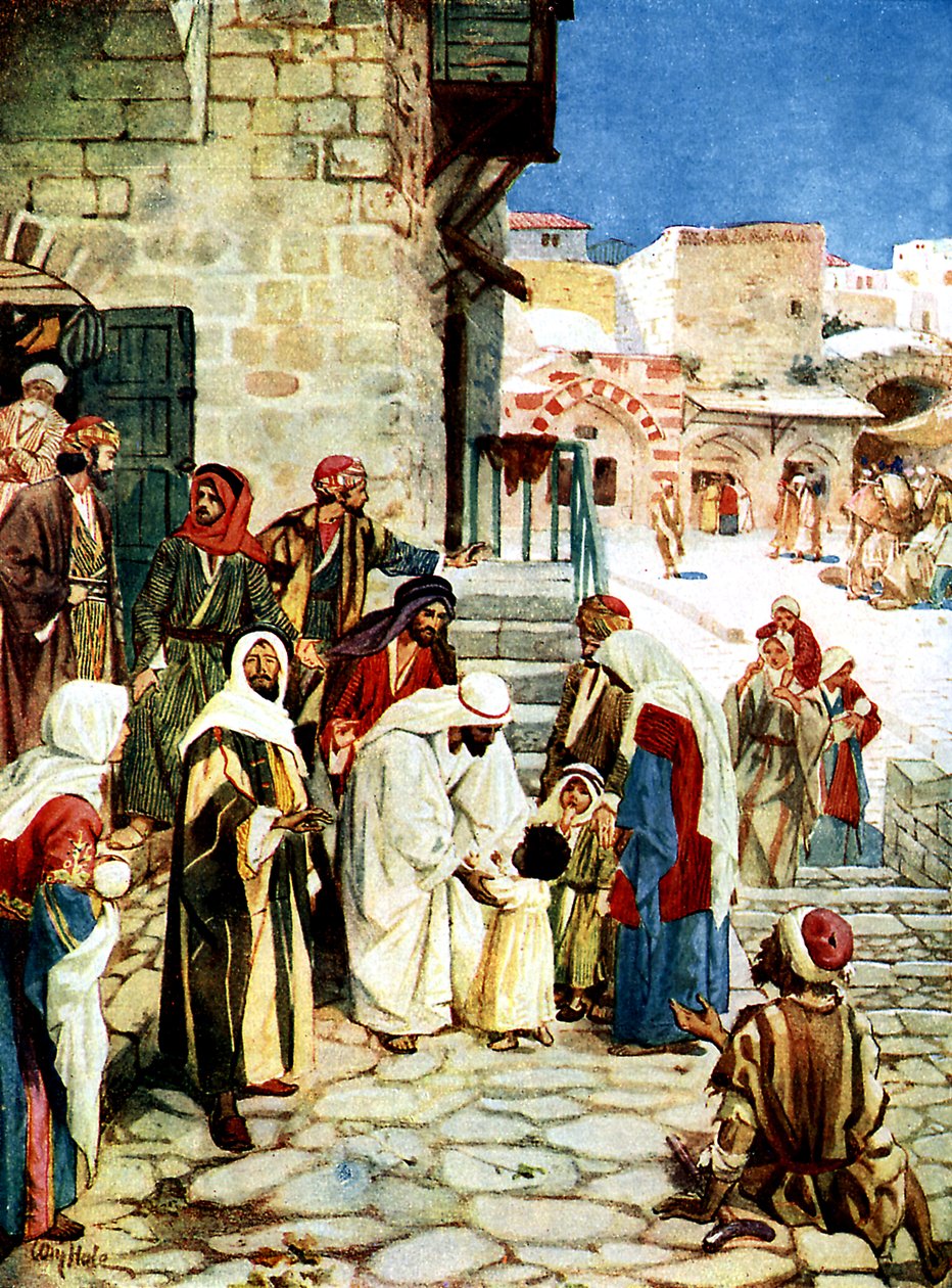 Jezus i małe dzieci - Biblia autorstwa William Brassey Hole