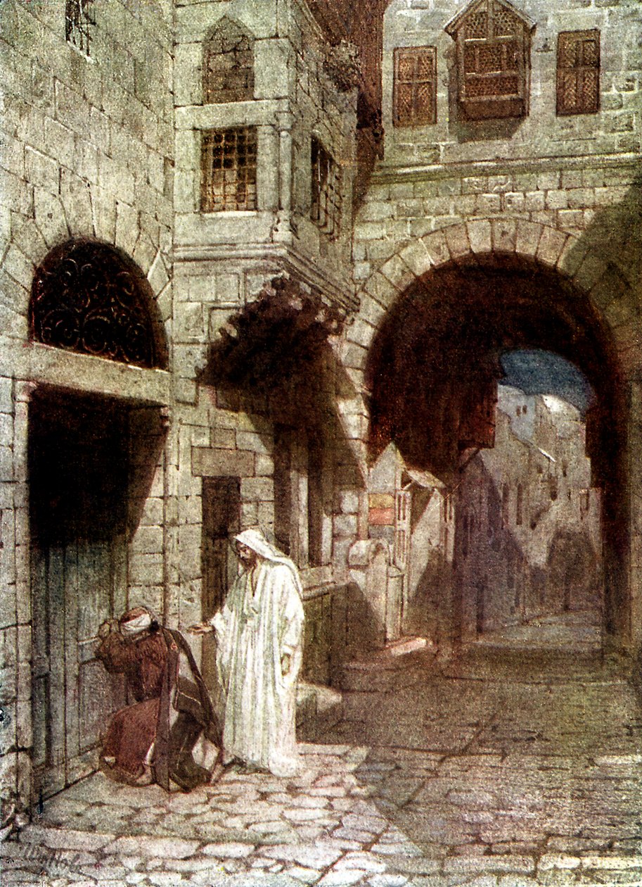 Jezus ukazuje się Piotrowi - Biblia autorstwa William Brassey Hole
