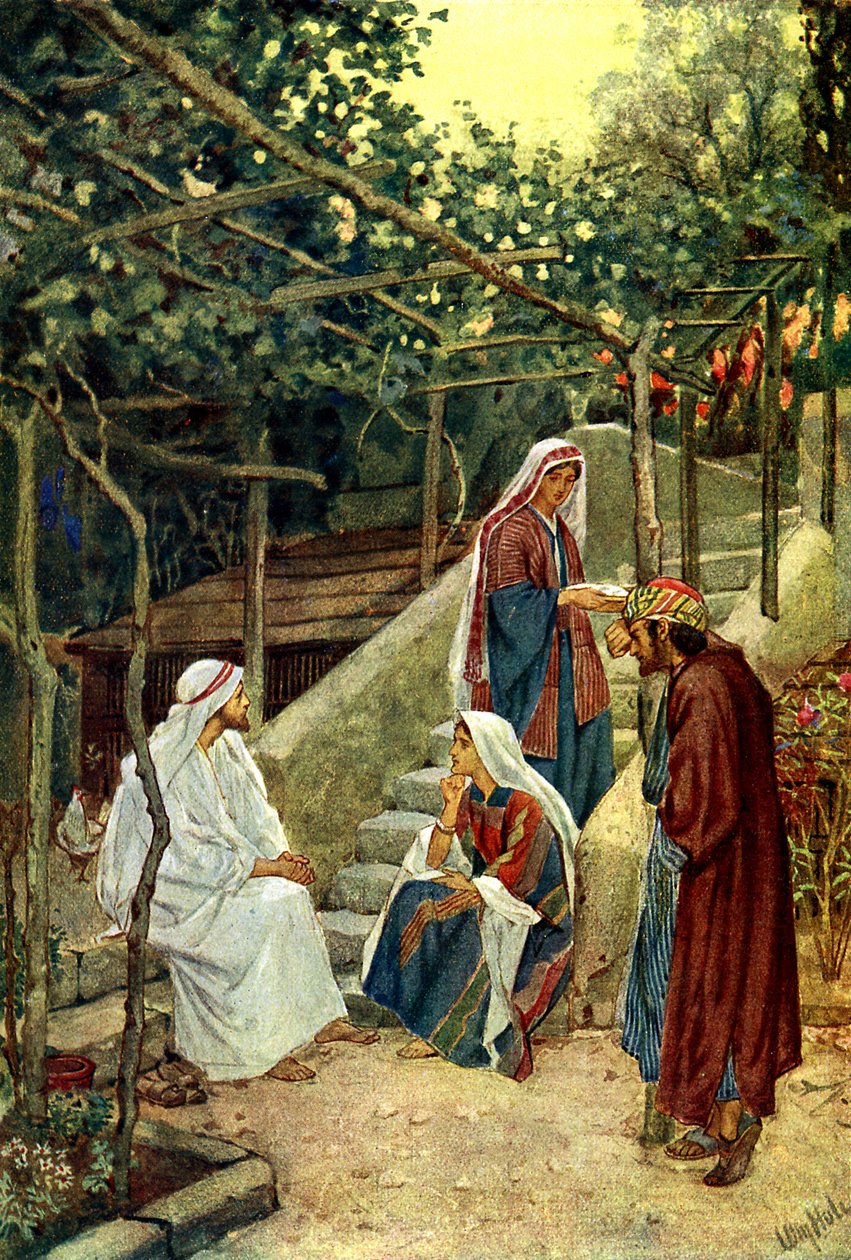 Jezus w domu Marty - Biblia autorstwa William Brassey Hole