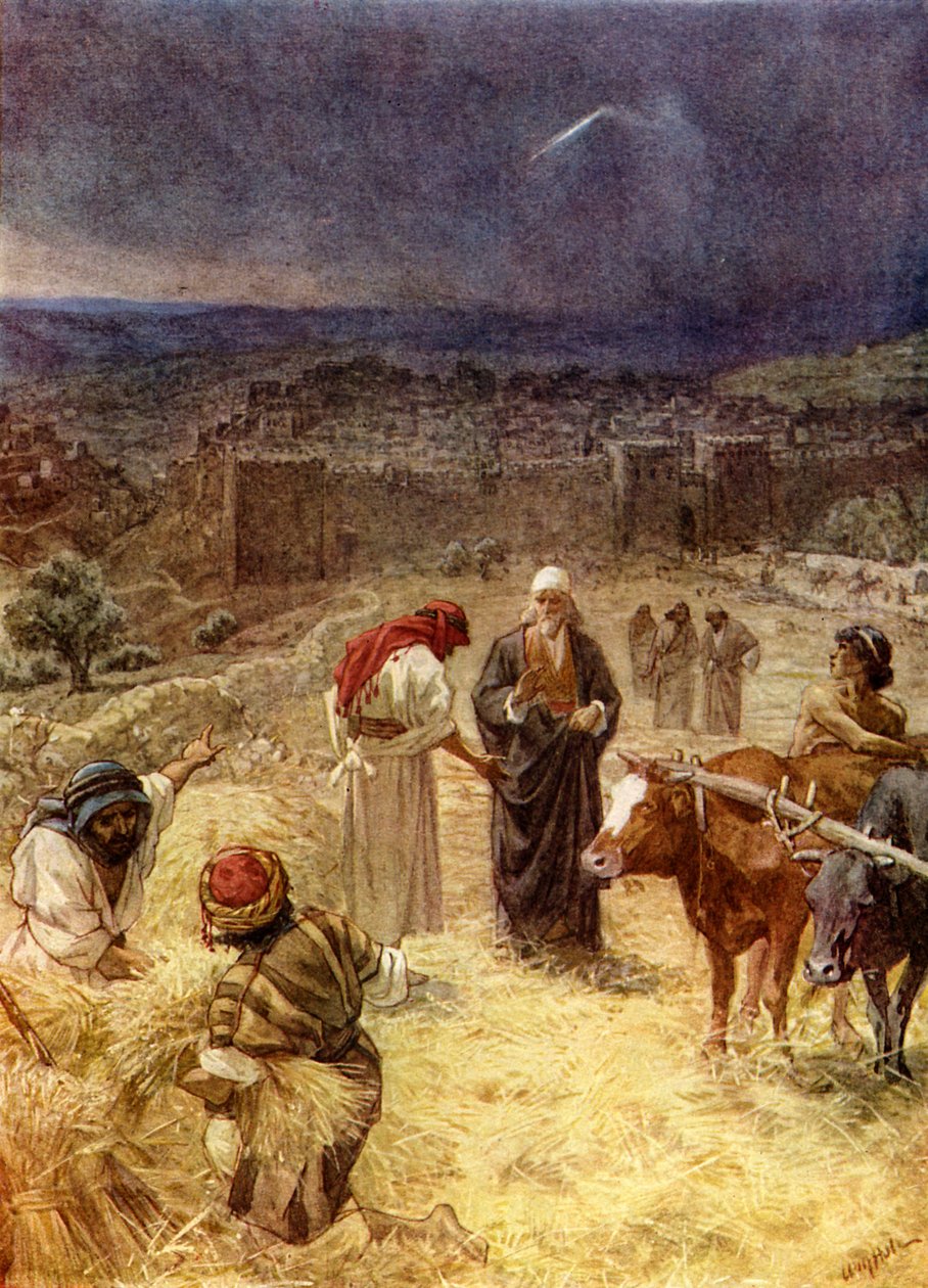 Król Dawid kupuje klepisko - Biblia autorstwa William Brassey Hole