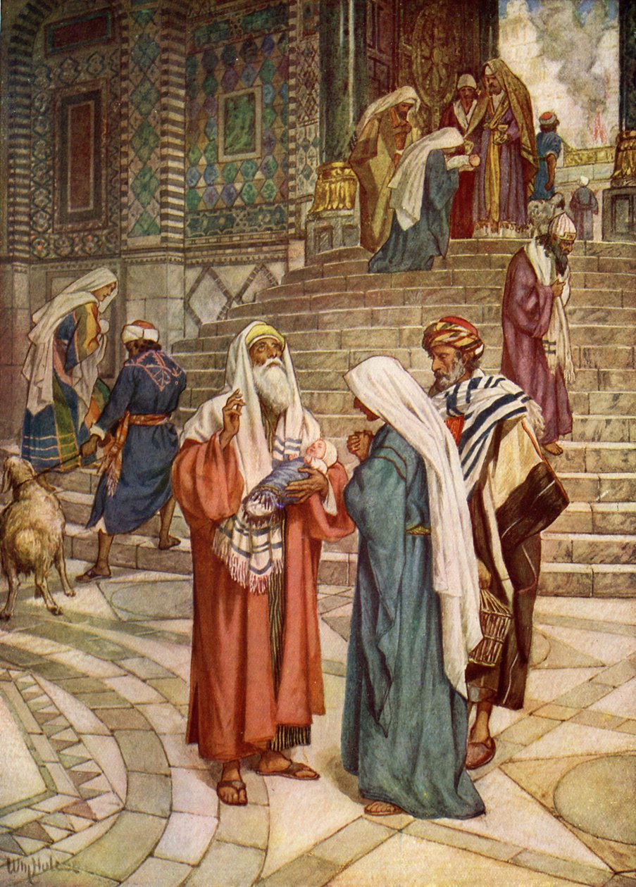 Symeon sprawiedliwy - Biblia autorstwa William Brassey Hole