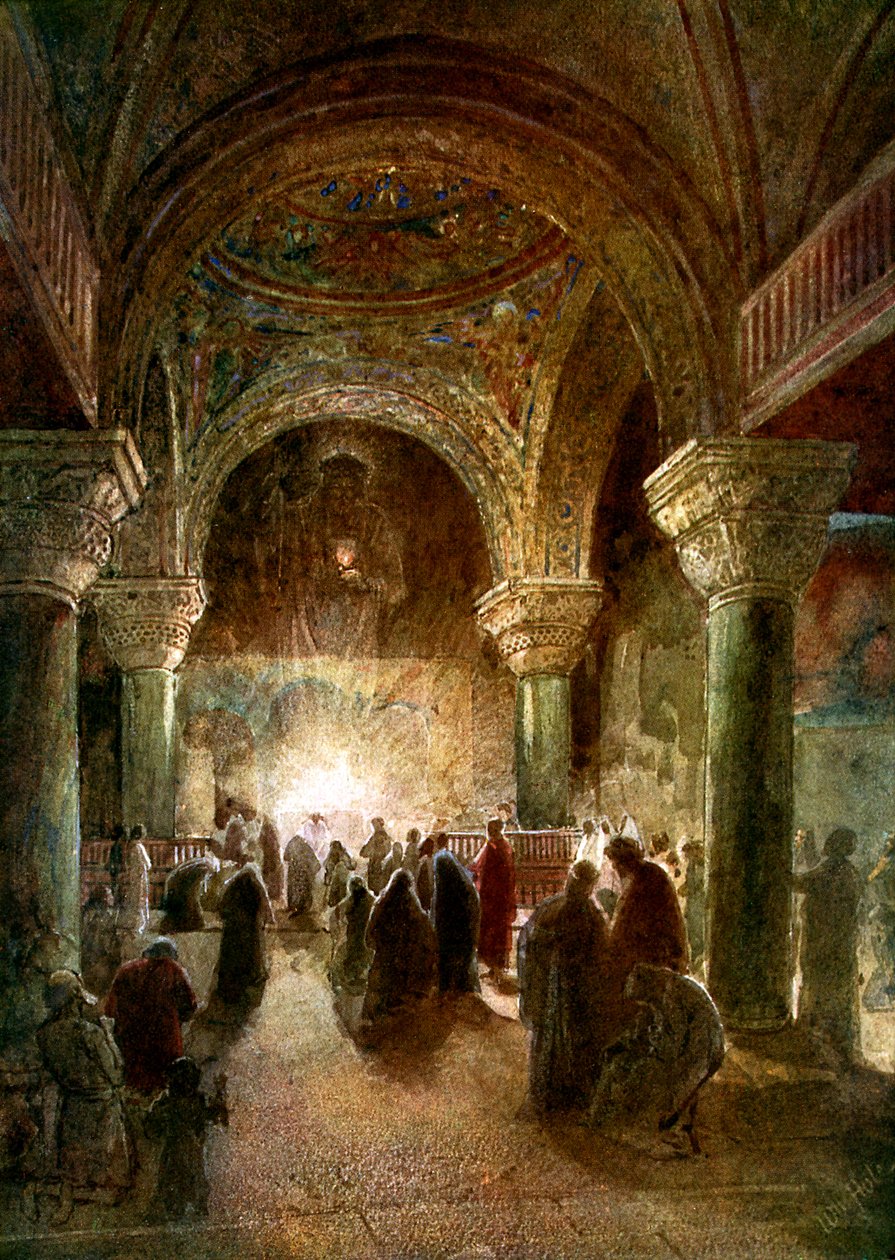 Duch Święty czuwa nad zgromadzeniem – Biblia autorstwa William Brassey Hole