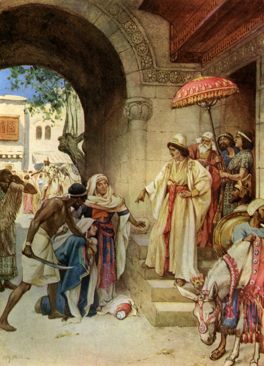Sąd Salomona - Biblia autorstwa William Brassey Hole